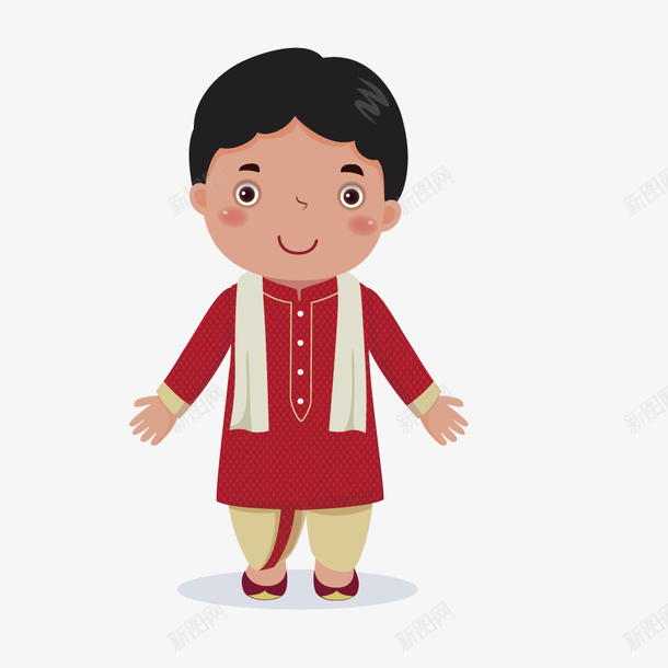 红色衣服的小男孩png免抠素材_新图网 https://ixintu.com 儿童 可爱 小男孩 红色衣服 装饰图案