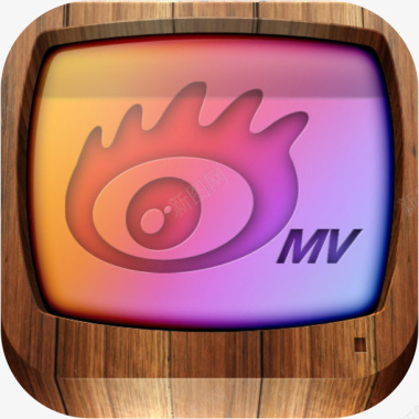 手机新浪MV应用logo图标图标