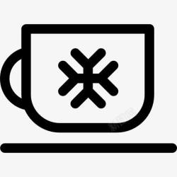 冷咖啡冷咖啡图标高清图片