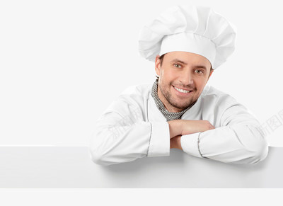 男性厨师png免抠素材_新图网 https://ixintu.com 帽子 白色服装 装备
