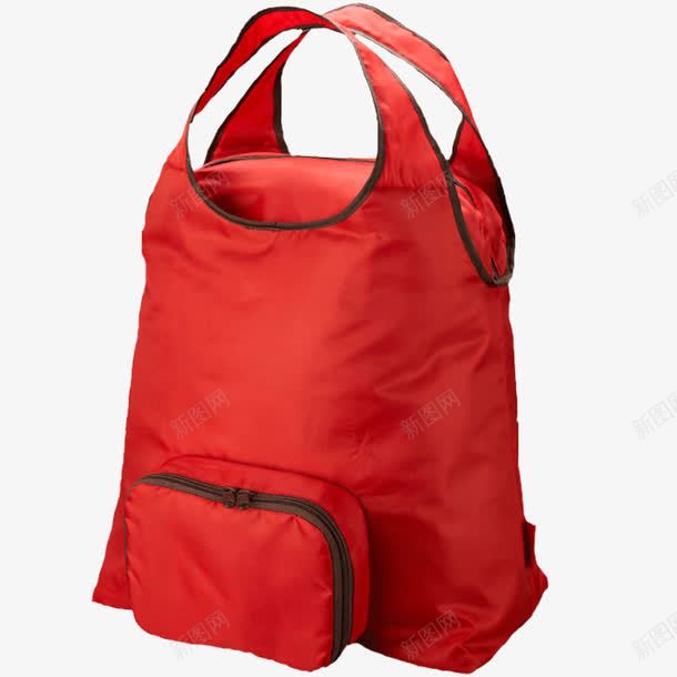 红色买菜包包png免抠素材_新图网 https://ixintu.com 买菜袋子 收纳袋 红色包