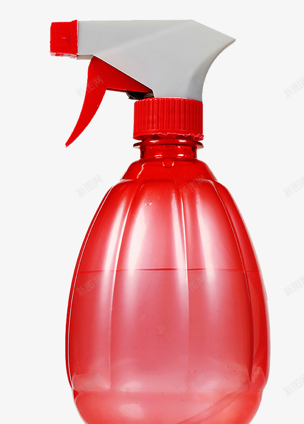 消毒液喷剂png免抠素材_新图网 https://ixintu.com 喷剂 塑料材质 液体瓶子 红色