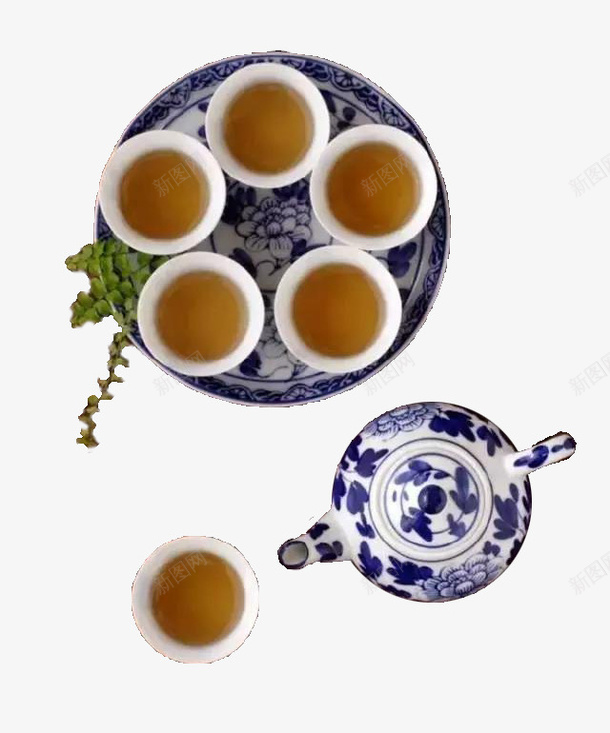 茶杯茶壶png免抠素材_新图网 https://ixintu.com 瓷器 茶 茶壶 茶杯 青花瓷