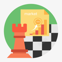 市场国际象棋图矢量图素材