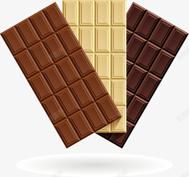 3种美味巧克力psd免抠素材_新图网 https://ixintu.com 奶油巧克力 甜甜巧克力 纯黑巧克力 美味巧克力