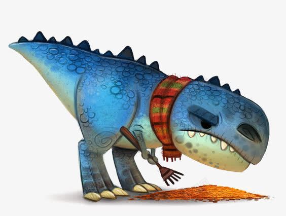 手绘恐龙png免抠素材_新图网 https://ixintu.com 卡通怪兽 可爱怪兽 小怪兽 怪物 手绘怪兽 蓝色恐龙