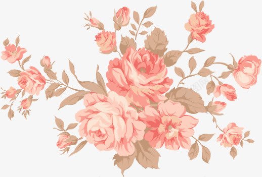 淡粉色的花朵背景图png免抠素材_新图网 https://ixintu.com 粉色 背景 花朵