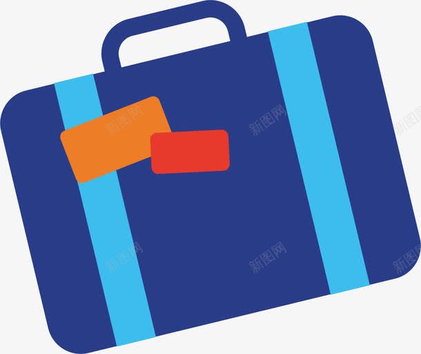 手提包png免抠素材_新图网 https://ixintu.com AI 公文包 卡通 商务 手提包 手绘 插画 线条 蓝色