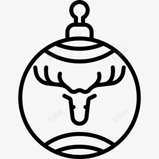 小玩意图标png_新图网 https://ixintu.com 圣诞节 节日快乐 装饰 装饰品 鹿