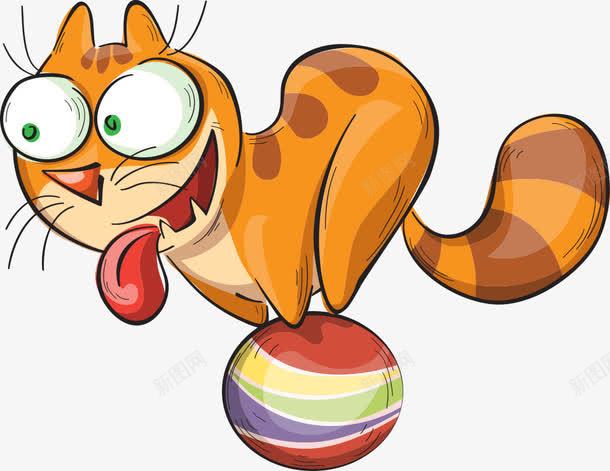 玩皮球的狐狸png免抠素材_新图网 https://ixintu.com 动物插画 卡通动物 卡通动物漫画 狐狸 生物世界 皮球 陆地动物