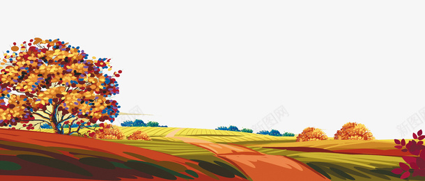 彩色的田地png免抠素材_新图网 https://ixintu.com png图形 彩色 彩色田地 树木 植物 田地 装饰