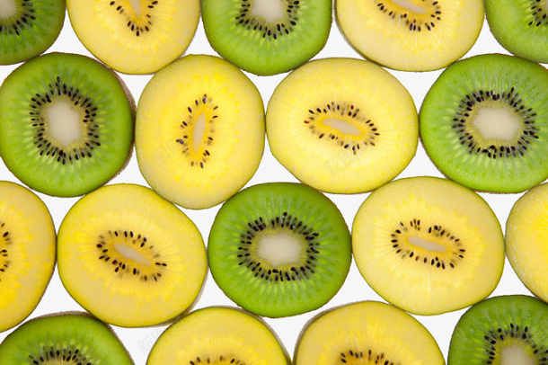 双色的新西兰奇异果png免抠素材_新图网 https://ixintu.com 创意 双色 新西兰 新西兰奇异果 水果 猕猴桃 绿色 艺术 黄色