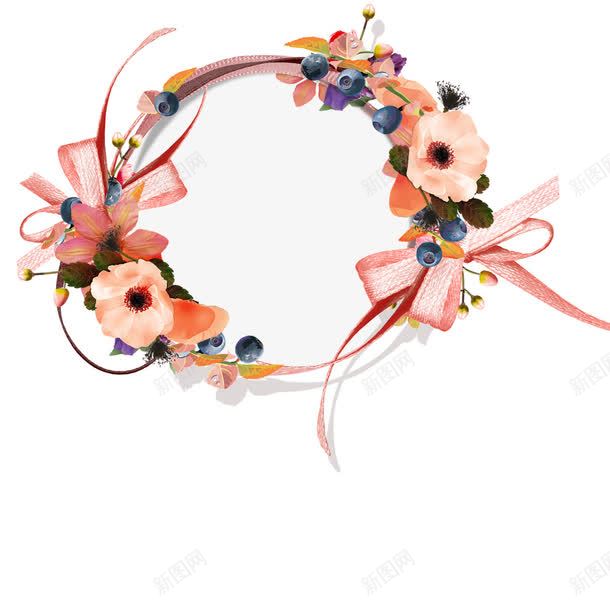 花卉标签花卉插画png免抠素材_新图网 https://ixintu.com 国画花卉素材 植物花卉素材 水彩花卉素材 花卉边框图案 花卉边框矢量素材 花卉边框素材