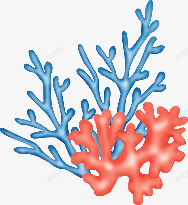 卡通珊瑚元素png免抠素材_新图网 https://ixintu.com 卡通 可爱 深海 珊瑚