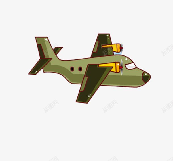 战斗机png免抠素材_新图网 https://ixintu.com 交通工具 卡通 战斗机 直升飞机 飞机