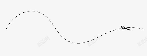 创意手绘合成虚线剪刀png免抠素材_新图网 https://ixintu.com 创意 剪刀 合成 虚线