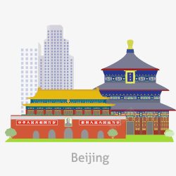 旅游北京建筑素材