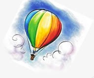 漫画氢气球热气球png免抠素材_新图网 https://ixintu.com 氢气 漫画 热气球