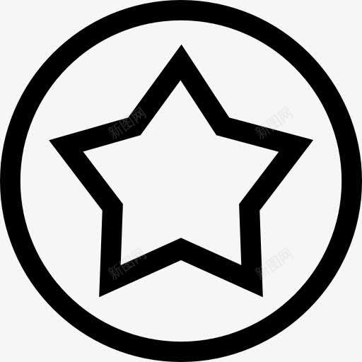 明星的轮廓在圆线图标png_新图网 https://ixintu.com 喜欢一个明星 形状 明星 最喜欢的 符号