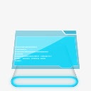 硬盘系统蓝色透明系统网页图标硬盘高清图片