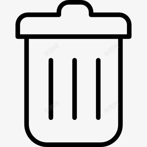 垃圾图标png_新图网 https://ixintu.com 可以 垃圾 垃圾桶 垃圾筐 工具和器具 接口