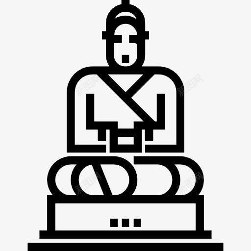 大佛泰国图标png_新图网 https://ixintu.com 亚洲地标 泰国 泰国大佛 纪念碑 雕像