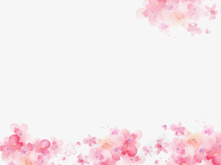 粉色花瓣元素素材