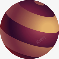 带数字的立体球圆形立体球科技立体球面矢量图图标高清图片