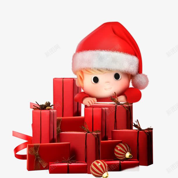 礼盒礼物png免抠素材_新图网 https://ixintu.com 圣诞快乐 圣诞礼物 圣诞礼盒 礼盒