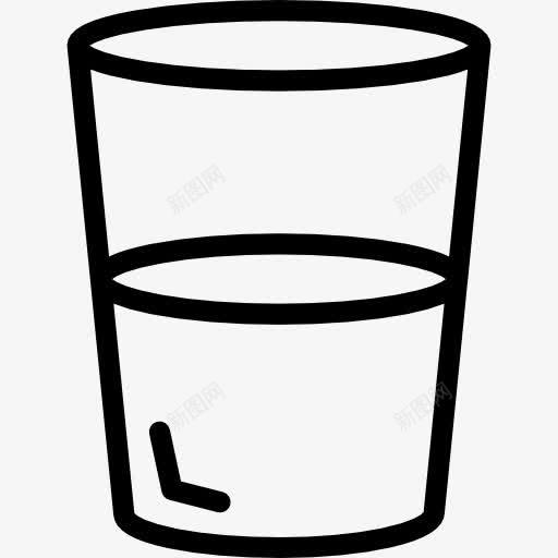 杯水图标png_新图网 https://ixintu.com 健康食品 液体 玻璃水 食品 食物和餐厅 饮料