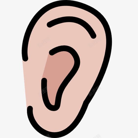 右耳耳朵png免抠素材_新图网 https://ixintu.com 人体器官 人耳 人耳朵 右耳 耳 耳朵