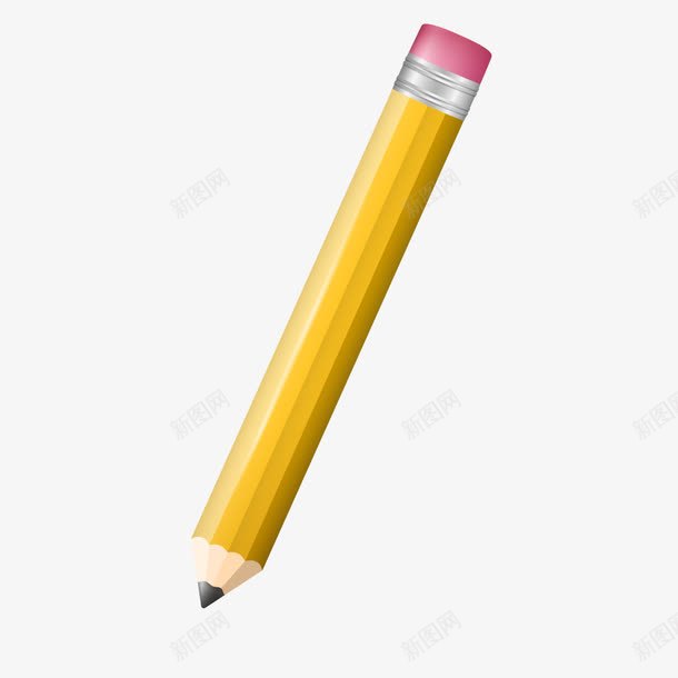 轻写实铅笔png免抠素材_新图网 https://ixintu.com 儿童 卡通 教育元素 笔 铅笔