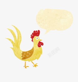 一只彩绘公鸡的独白素材