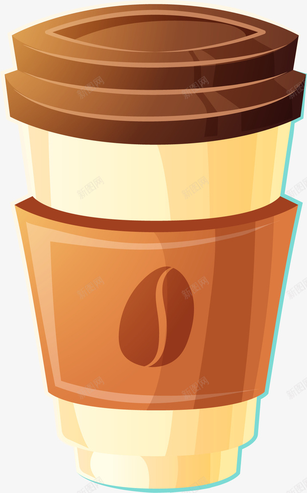 手绘咖啡杯矢量图ai免抠素材_新图网 https://ixintu.com 包装 咖啡杯 外带咖啡杯 手绘 杯装咖啡 装饰 矢量图