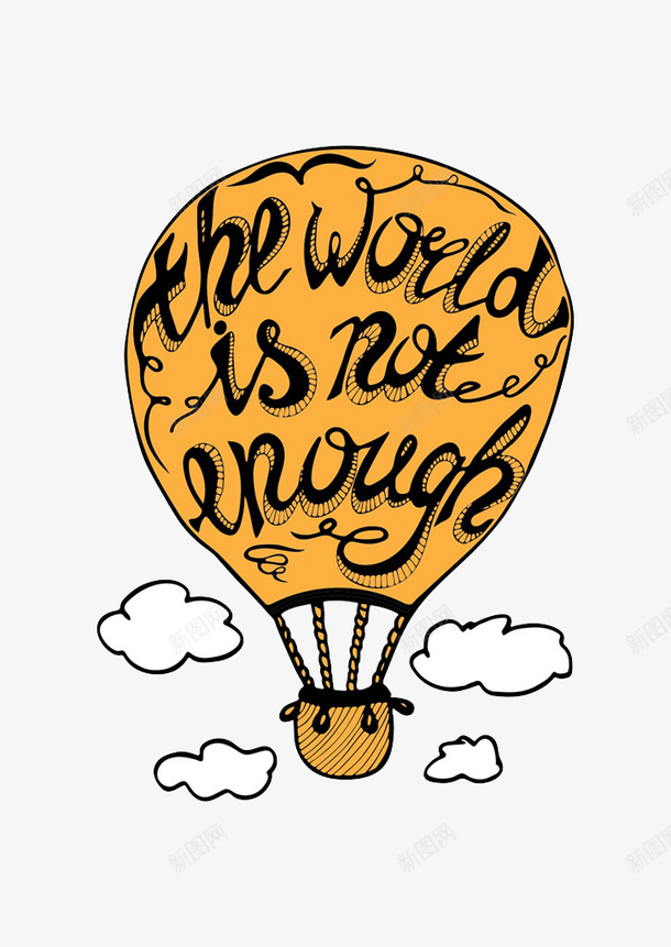 创意氢气球png免抠素材_新图网 https://ixintu.com 卡通 字母 手绘 氢气球 英文