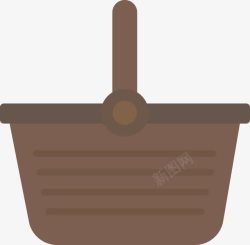 扁平化菜篮子素材