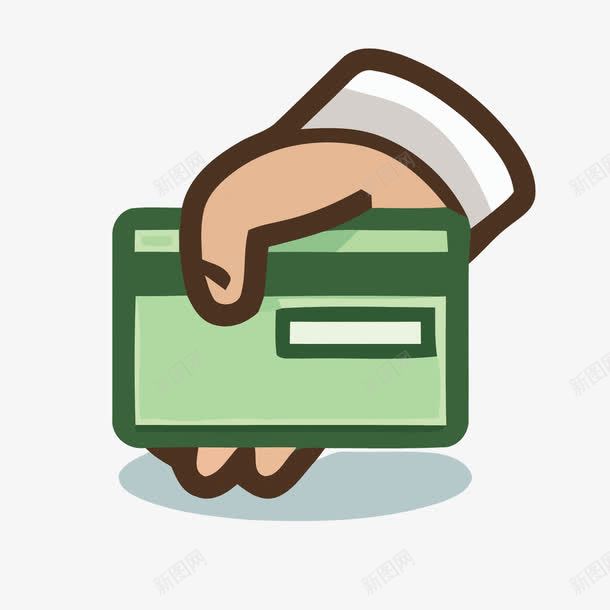 拿着银行卡的手png免抠素材_新图网 https://ixintu.com 矢量素材 素材 银行卡