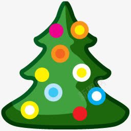圣诞节简单圣诞树图标png_新图网 https://ixintu.com 圣诞树 圣诞节 简单