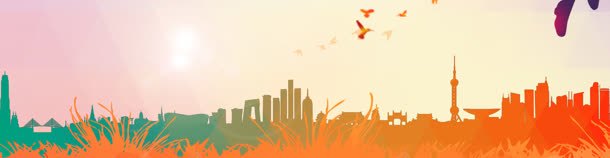 梦幻banner建筑jpg设计背景_新图网 https://ixintu.com banner 建筑 梦幻