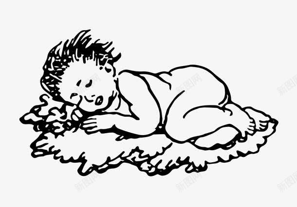 趴着睡觉的孩子png免抠素材_新图网 https://ixintu.com 孩子 手绘 晚安 睡梦 睡觉 睡觉的人 趴着