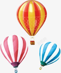 载人热气球漂浮氢气球高清图片