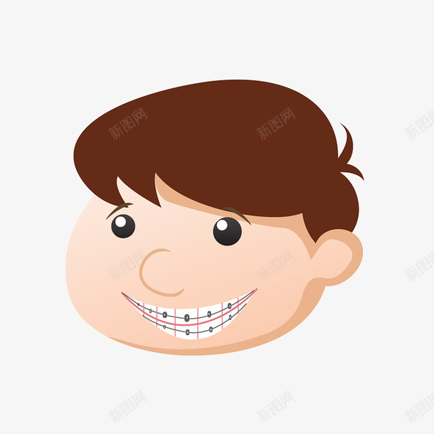 卡通带牙套的男孩微笑头像插画免png免抠素材_新图网 https://ixintu.com 卡通 卡通带牙套的男孩微笑头像插画免抠免费下载 固定牙齿 头像 微笑 牙套 牙科 男人 男孩 矫正牙齿