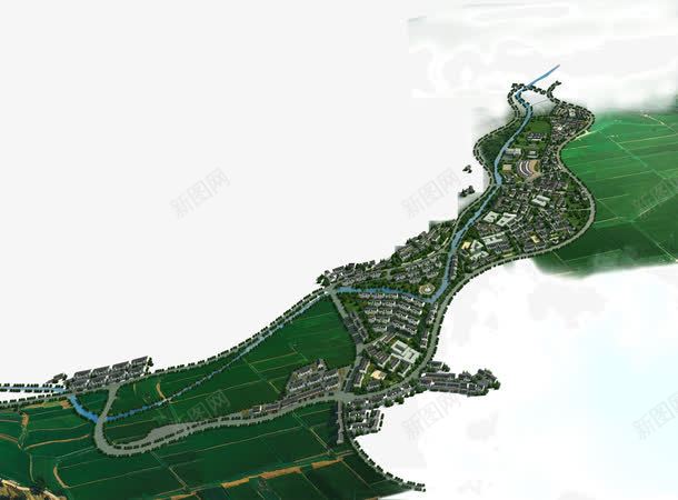 城市俯瞰图png免抠素材_新图网 https://ixintu.com 俯瞰图 城市 城市风景 规划图