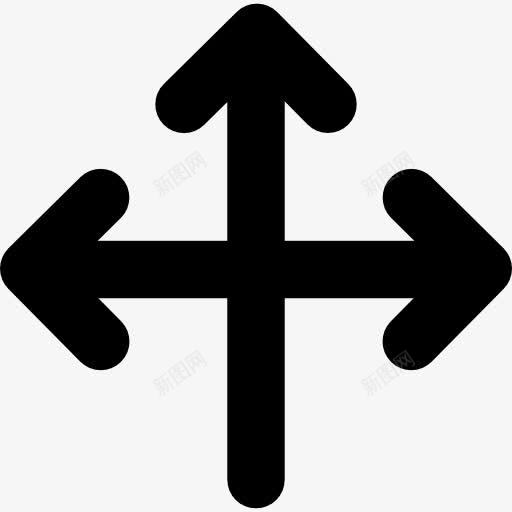 指向三个方向的箭头组图标png_新图网 https://ixintu.com 三 分组 向上和侧面 指向 方向 箭头 组