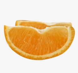 切瓣切开的柳橙瓣高清图片