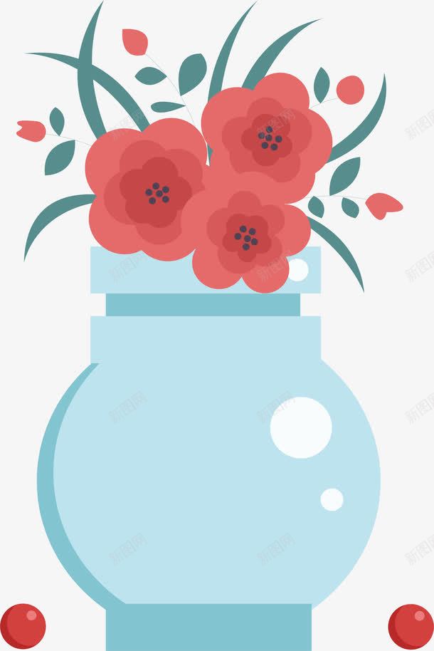 创意卡通花瓶png免抠素材_新图网 https://ixintu.com 卡通花瓶 玻璃 瓶子 精美 花瓶 花瓶设计