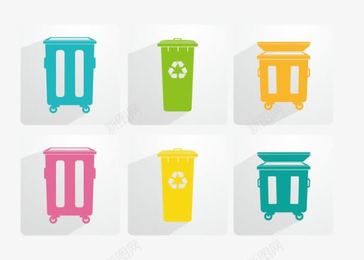 垃圾处理UI界面图标图标