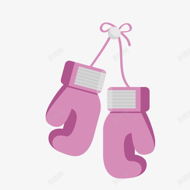 粉色质感拳击手套png免抠素材_新图网 https://ixintu.com 手套 拳击 拳击手套 粉色 质感