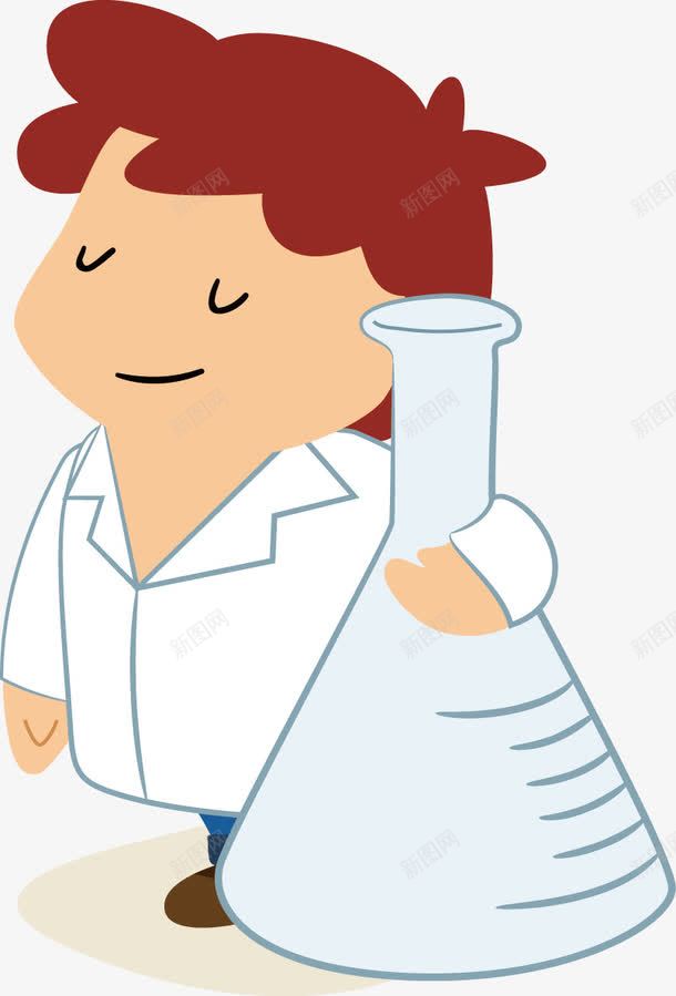 科学家矢量图ai免抠素材_新图网 https://ixintu.com 化学 卡通 科学 矢量图