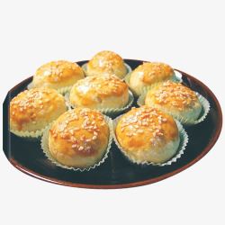 中国传统食品老婆饼红豆糕豆沙泥高清图片